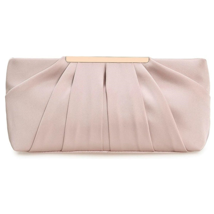 Elegant Clutch with Refined Pleat Details Kalsten