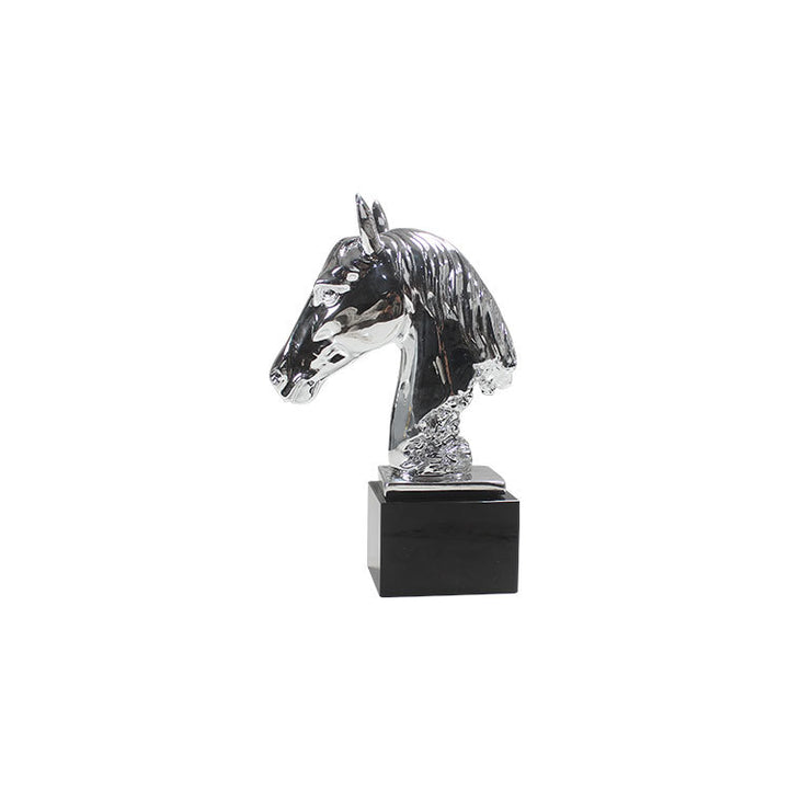 Majestic Horse Head Decorative Sculpture