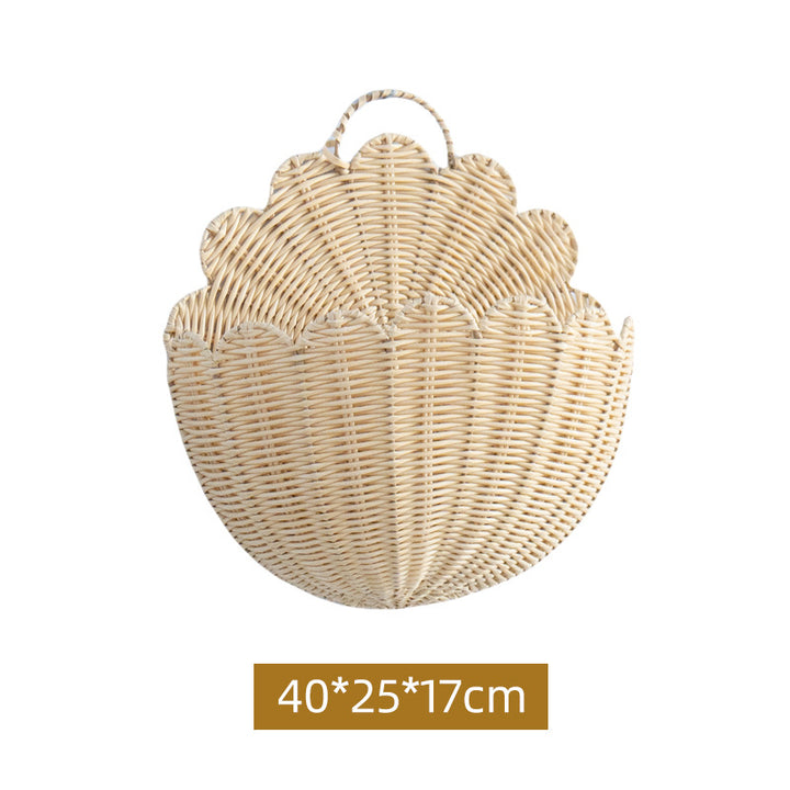 Playful decorative basket in shell design Kalsten
