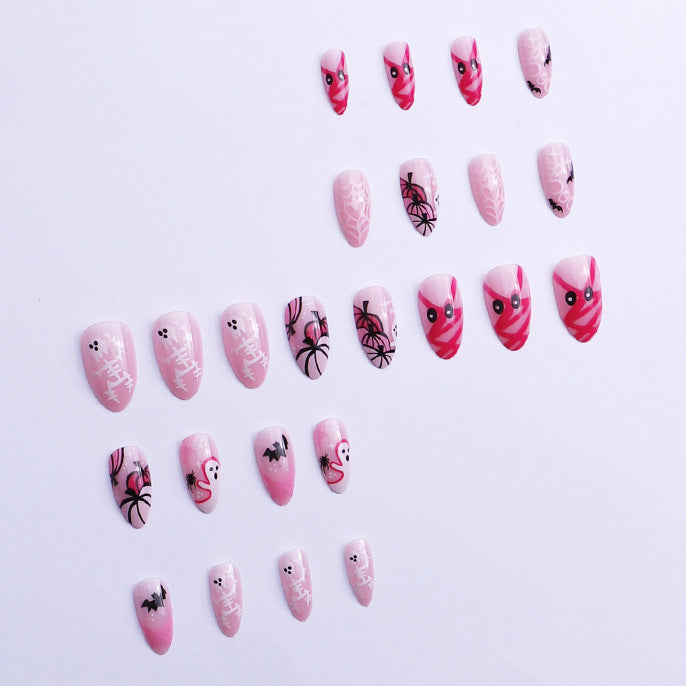 Playful Halloween-Themed Nail Art