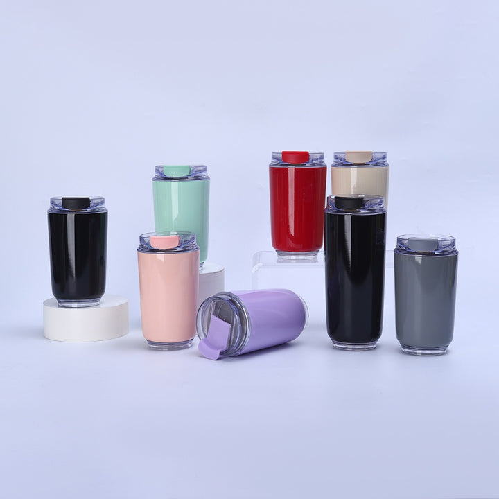 Ladies elegant insulating cup with thoughtfully designed drinking lid Kalsten