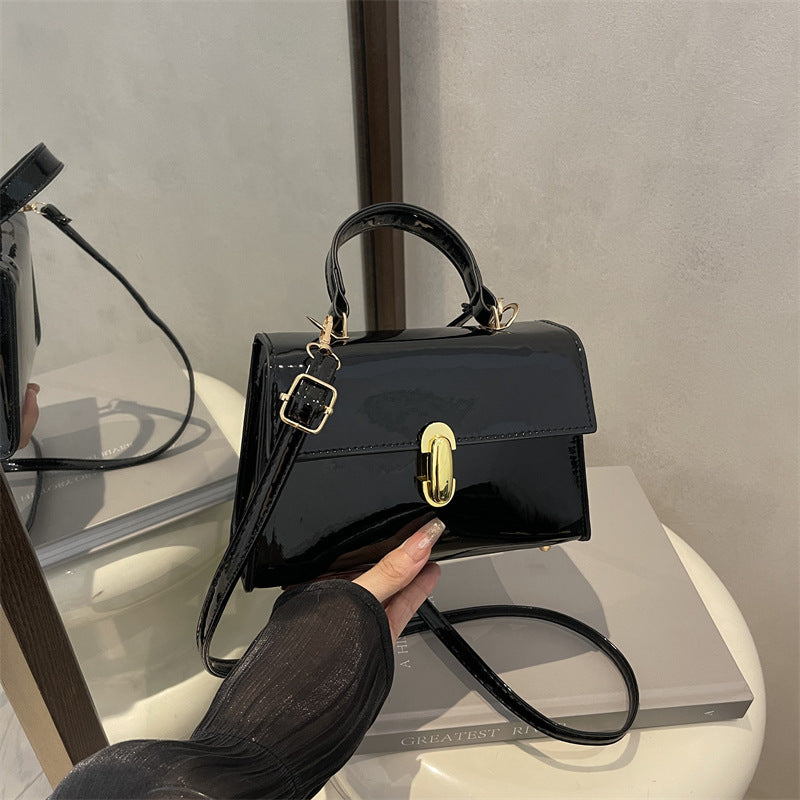 Luxury Patent Leather Satchel