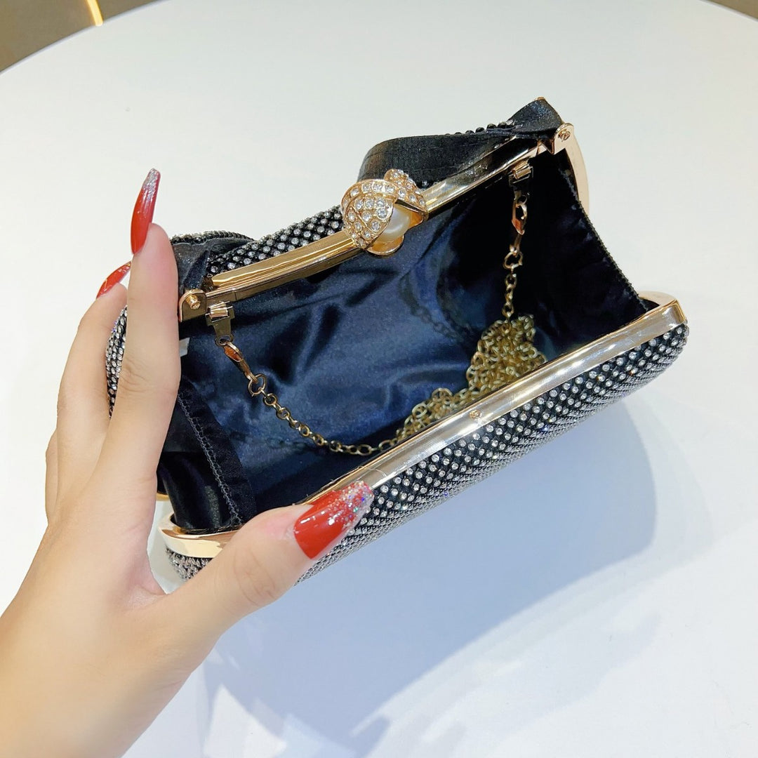 Rhinestone-Encrusted Evening Handbag