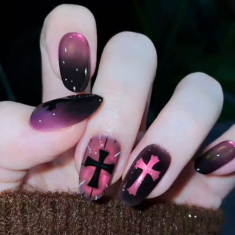 Whimsical Bunny-Themed Press-On Nail Art Set Kalsten