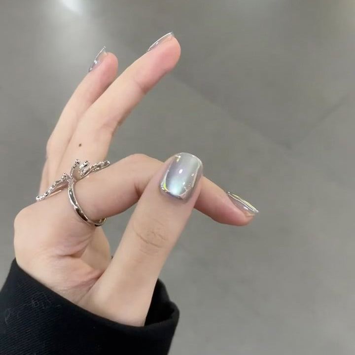 High-Quality Transparent Press-On Nail Set Kalsten
