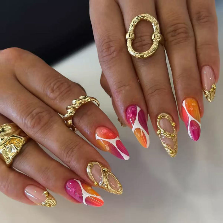 Creative Abstract Nail Art