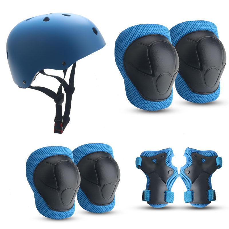 Children's Colorful Safety Helmet and Protective Gear Set Kalsten