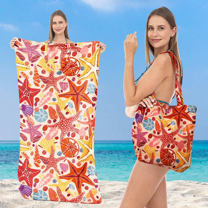 Tote bag with integrated towel Kalsten
