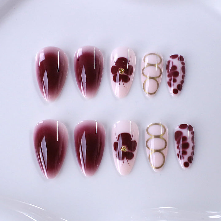 Elegant Ombre Acrylic Nail Enhancements Kalsten