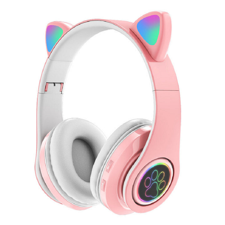 Wireless Over-Ear Headphones with Rgb Light Effects Kalsten