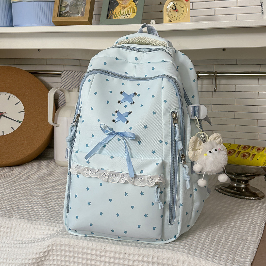 Decorative Star-Patterned Backpack Kalsten 1791205780