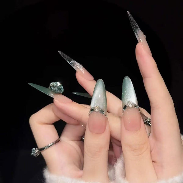 Premium Decorative Stiletto Nail Enhancements