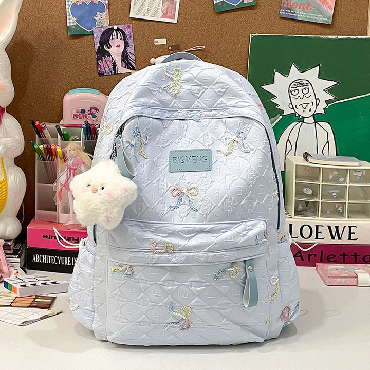 Embroidered Quilted Backpack Kalsten 1791205994