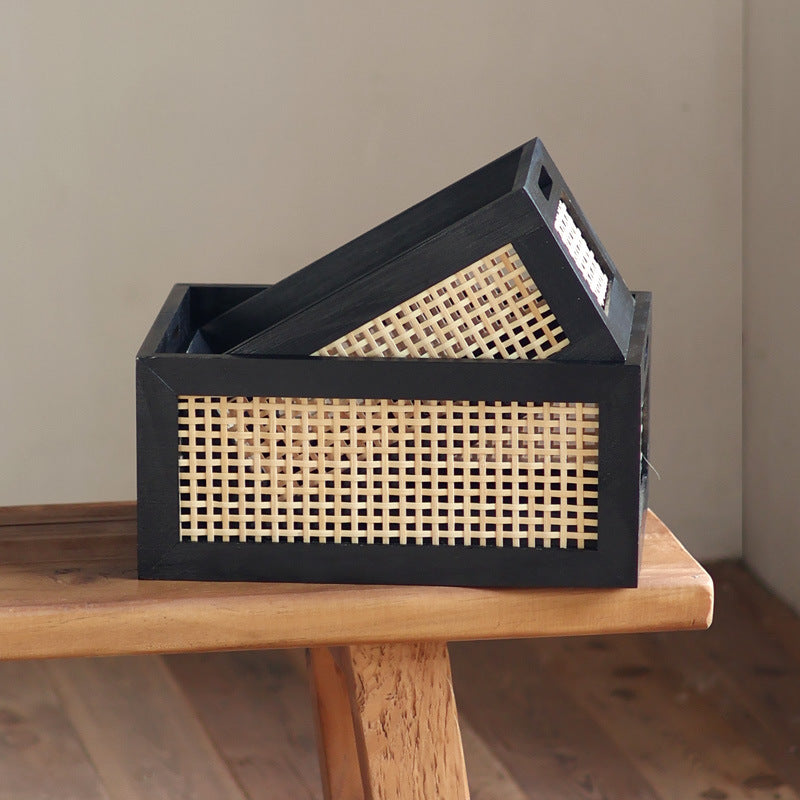 High-quality storage basket with braided design Kalsten