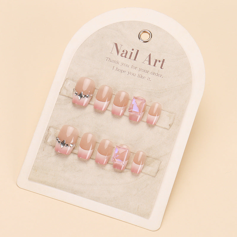 Stylish Press-On Nail Tips with Leopard Design Kalsten