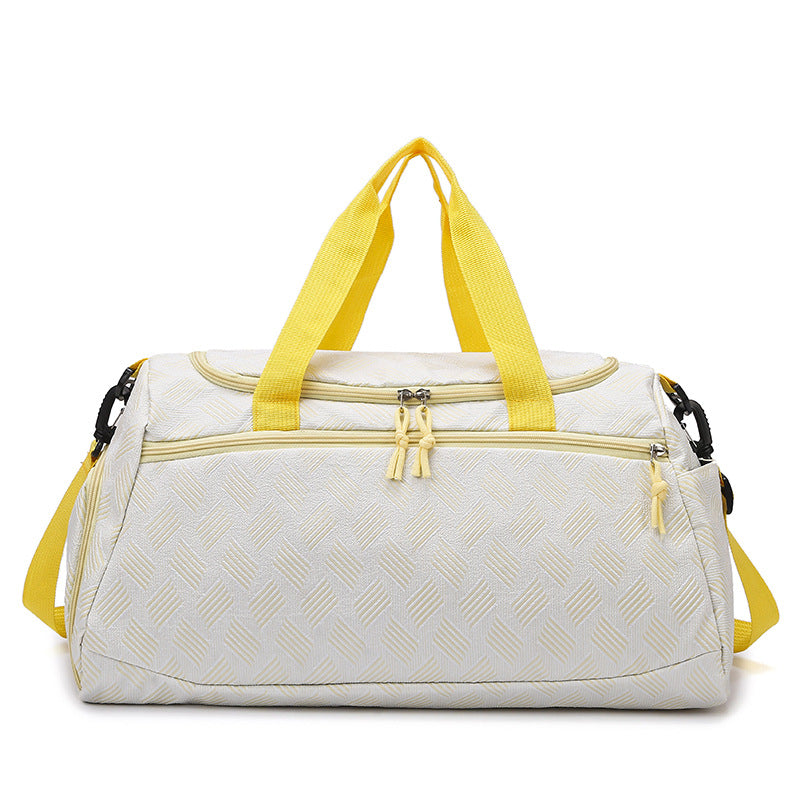 Stylish Textured Travel Duffel Bag Kalsten