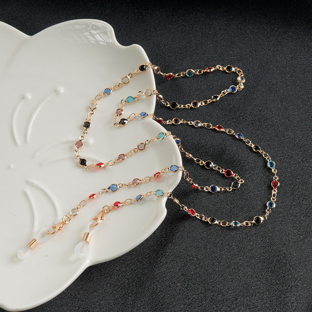 Stylish Gemstone Eyewear Chain Kalsten