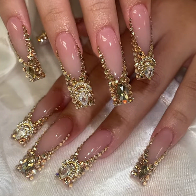 Art nail set with glitter decorations Kalsten