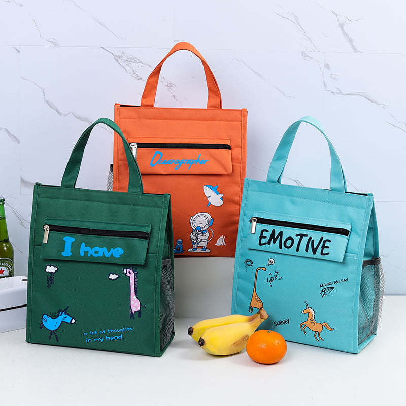 Fun-Themed Insulated Lunch Tote Kalsten