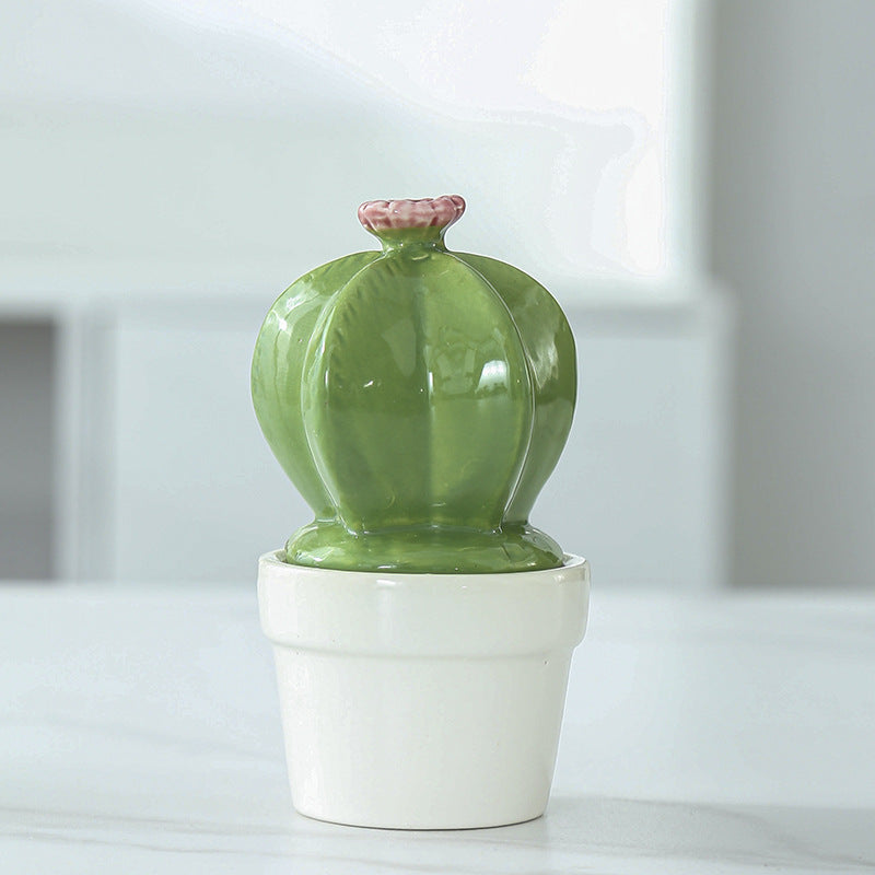 Decorative Ceramic Cactus Planter Kalsten