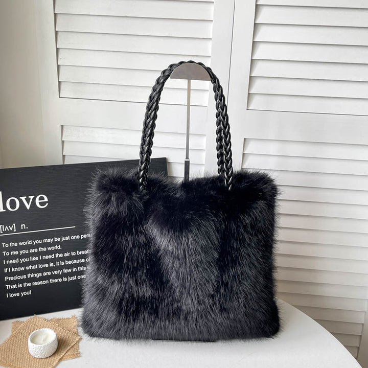 Luxurious Faux Fur Tote Bag