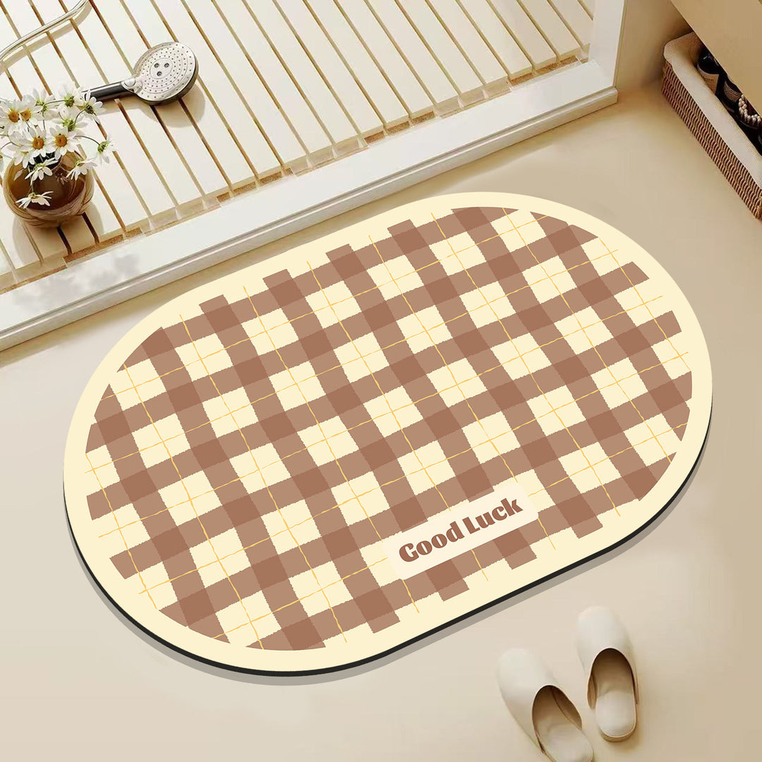 Decorative Shower Mat Kalsten