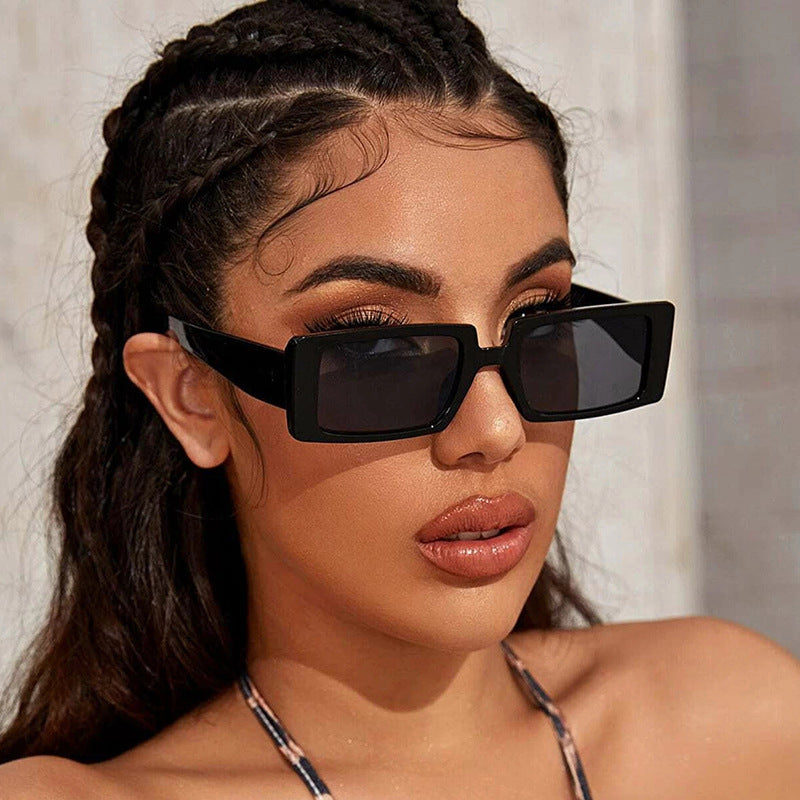 Ladies fashionable square sunglasses in elegant retro style Kalsten