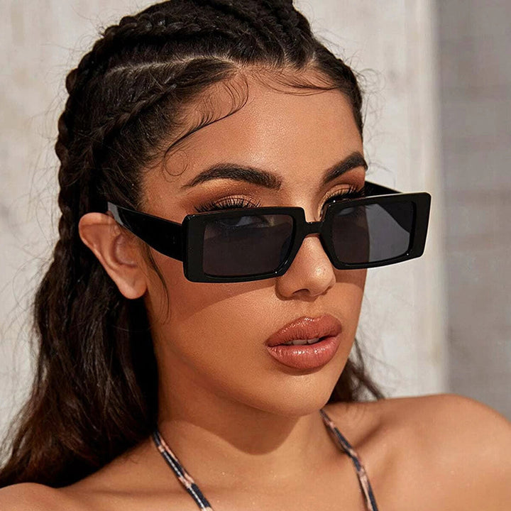 Ladies fashionable square sunglasses in elegant retro style Kalsten