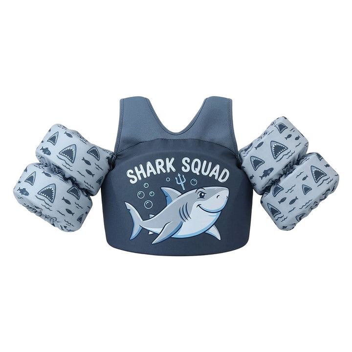 Shark Print Swim Vest