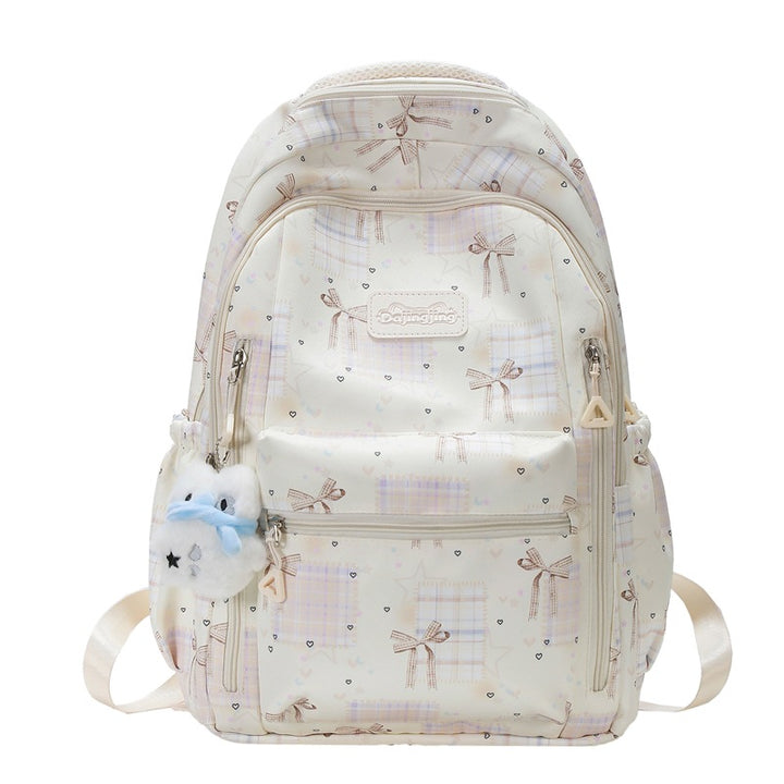 Cute Graphic Print School Backpack Kalsten