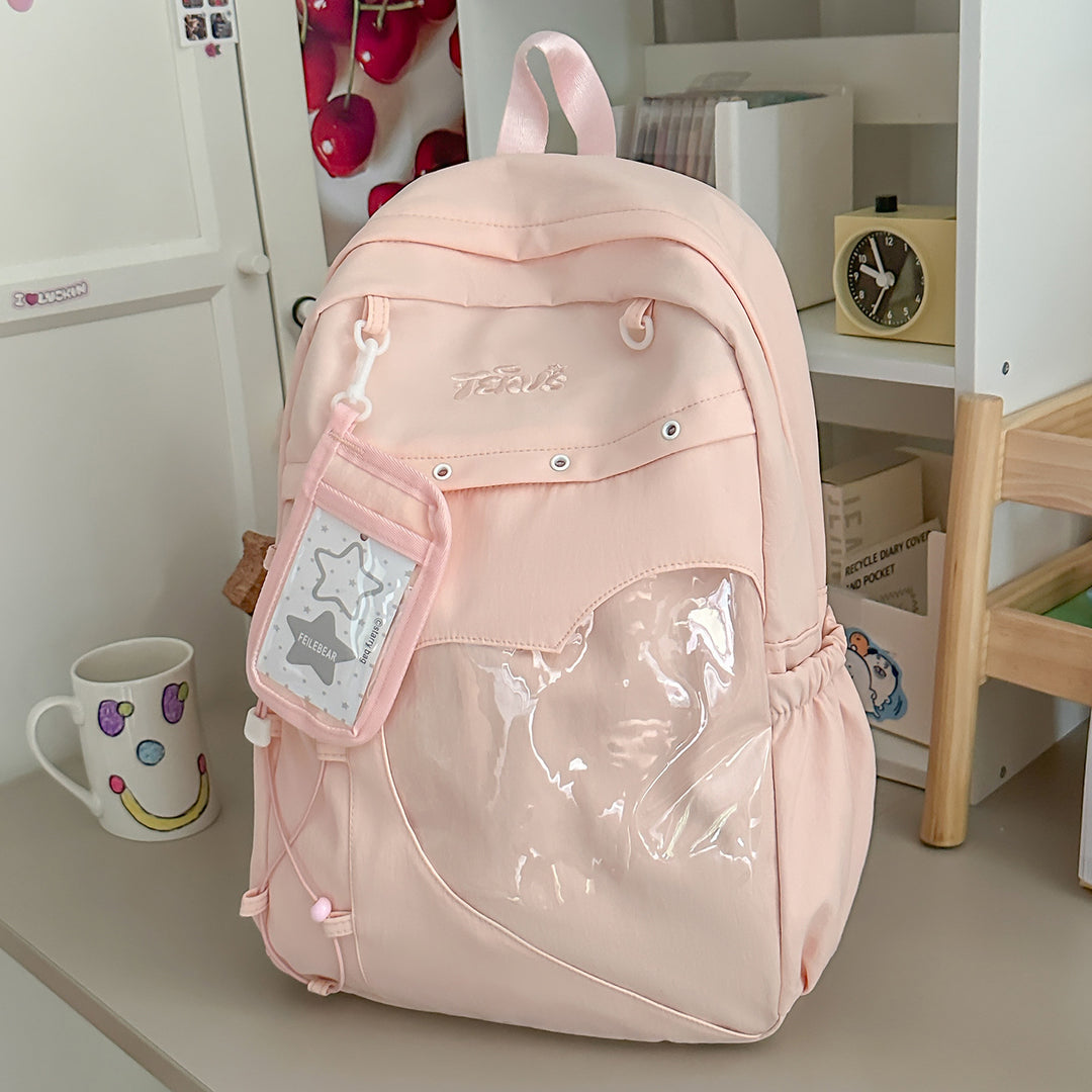 Cute Character-Themed Transparent Backpack Kalsten