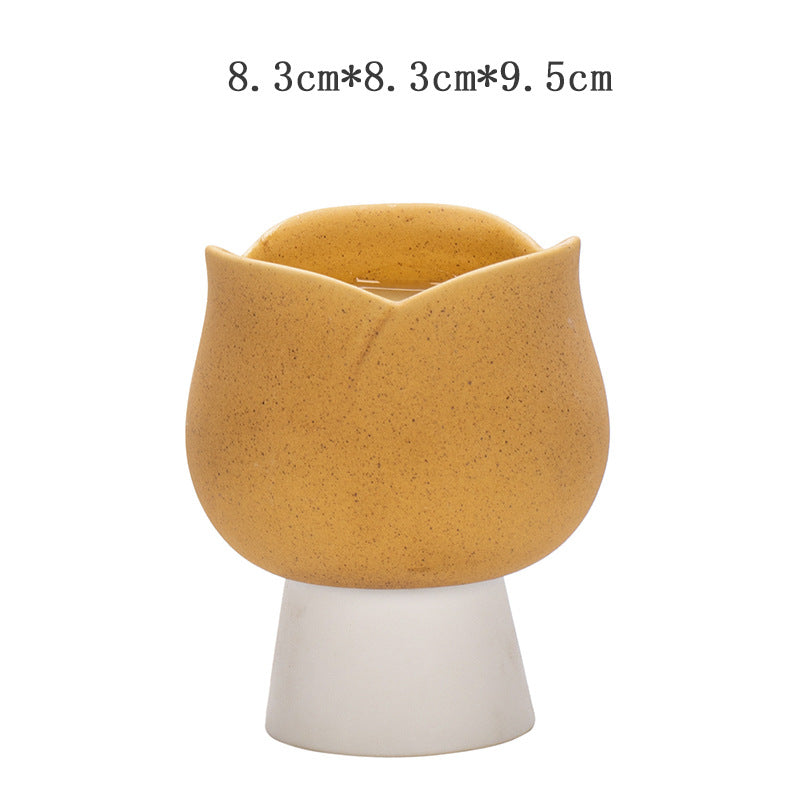 Rustic Ceramic Planter Kalsten