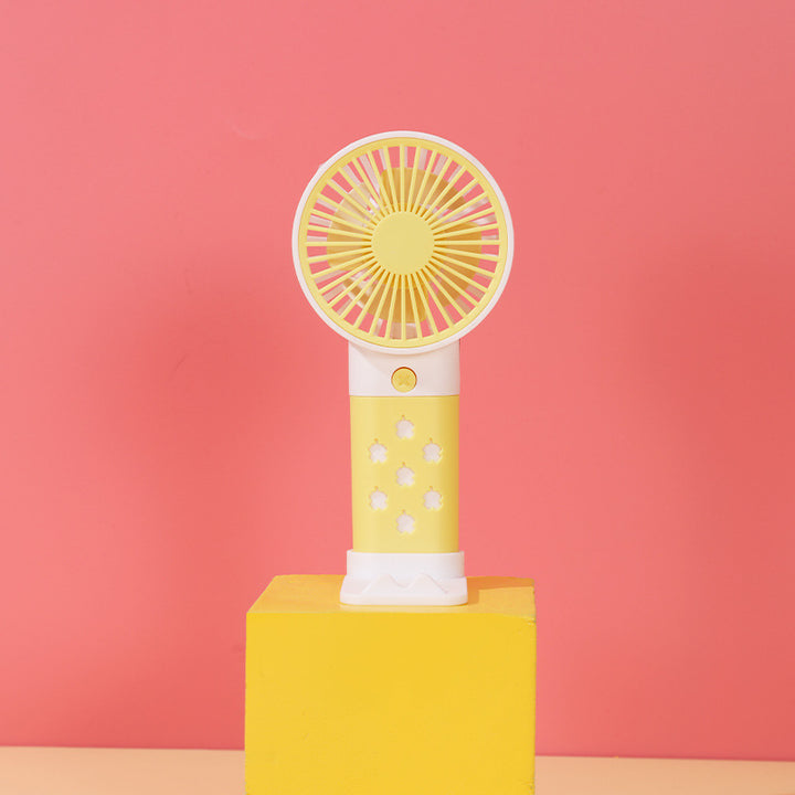 Women Portable Hand Fan with Ergonomic Handle and Adjustable Tilt Angle Kalsten