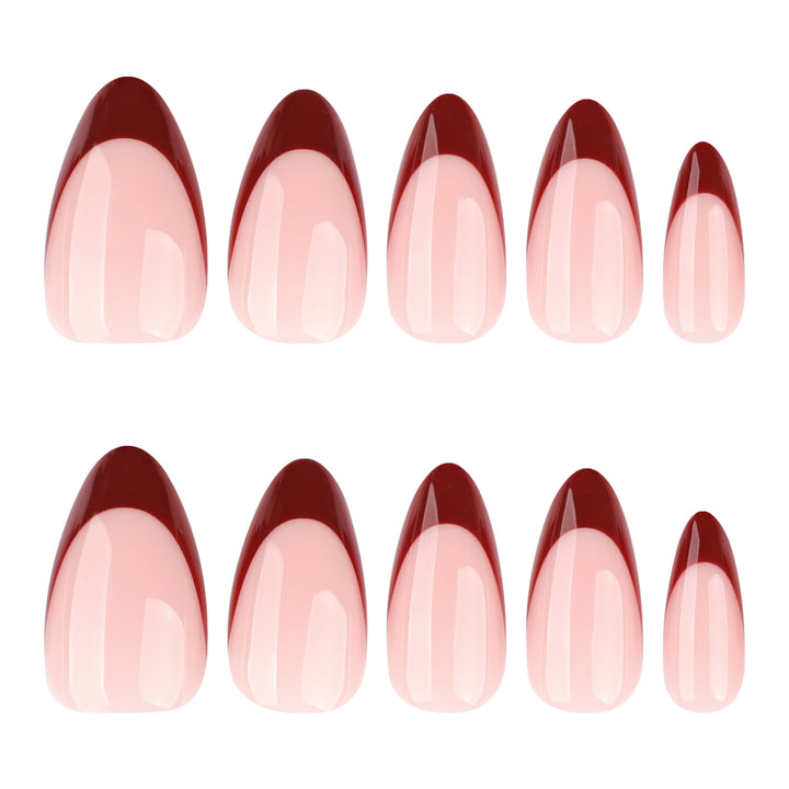 Artful Nail Art with Elegant French Tip and Atmospheric Design Kalsten