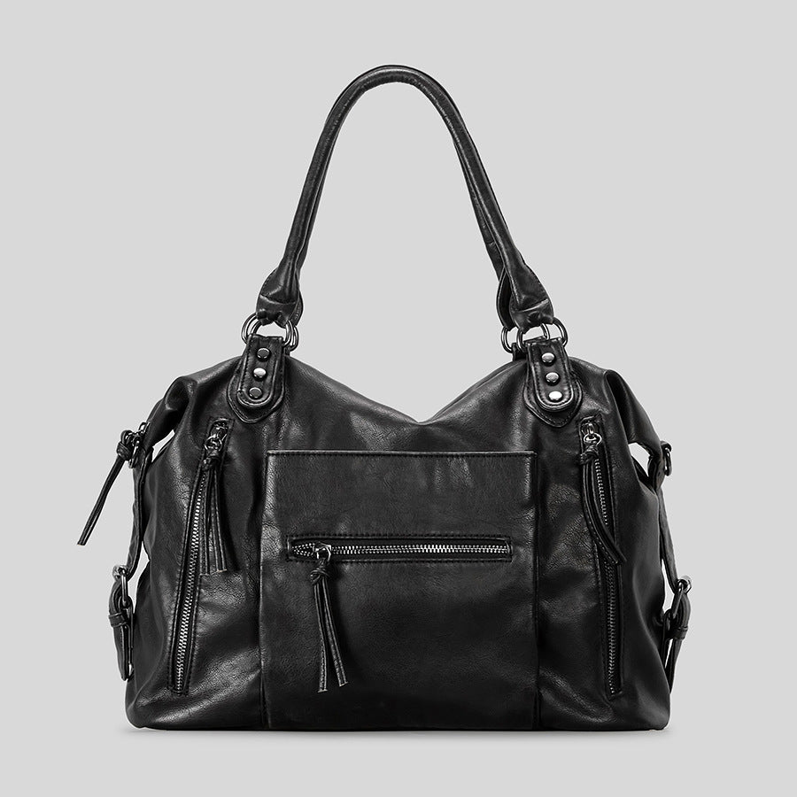 Luxurious Leather Hobo Bag