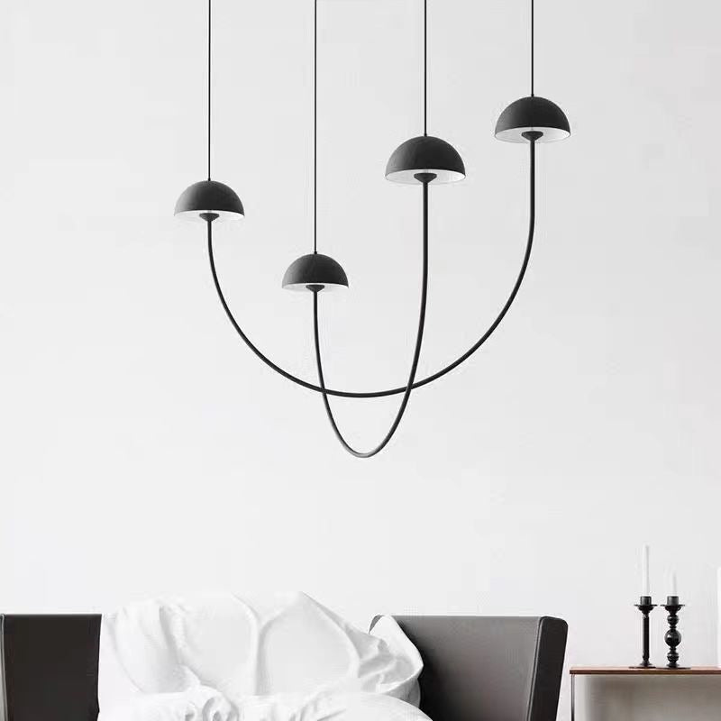 Modern Curved Pendant Light