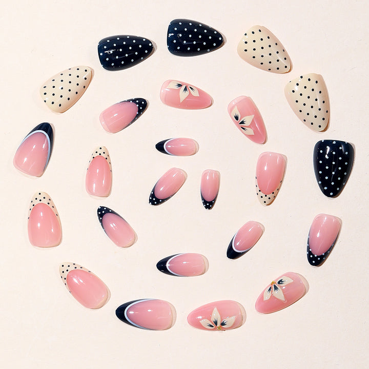 Floral Art Nail Extensions Kalsten