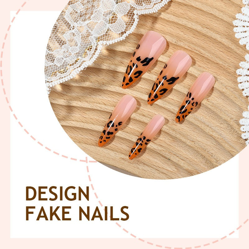 Creative Nail Art Set with Leopard Print Kalsten