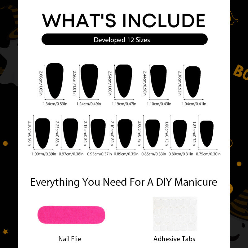 Spooky Pumpkin and Ghost Nail Art Set