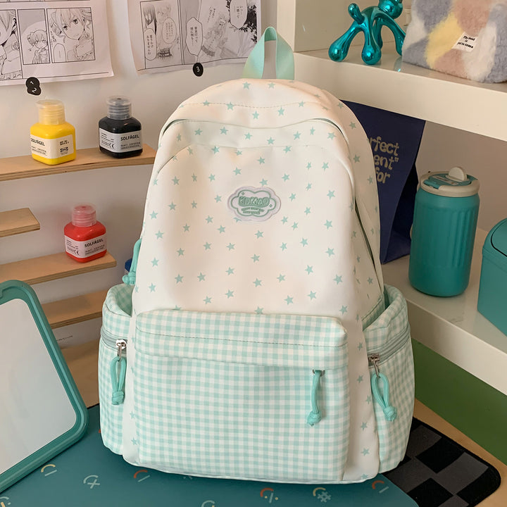 Stylish Star-Print Backpack Kalsten