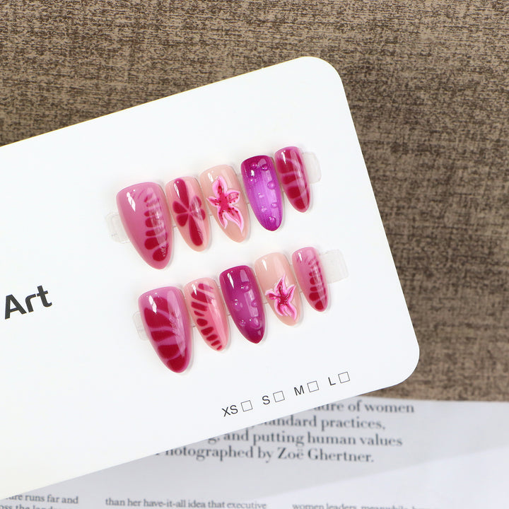 Artistic Press-On Nail Art Set Kalsten