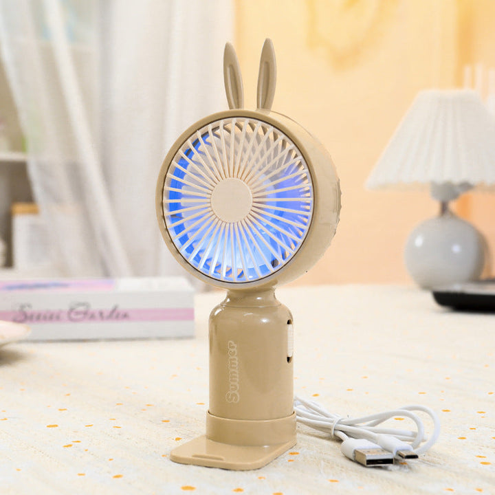 Women's Portable Hand Fan with Cute Ears Kalsten