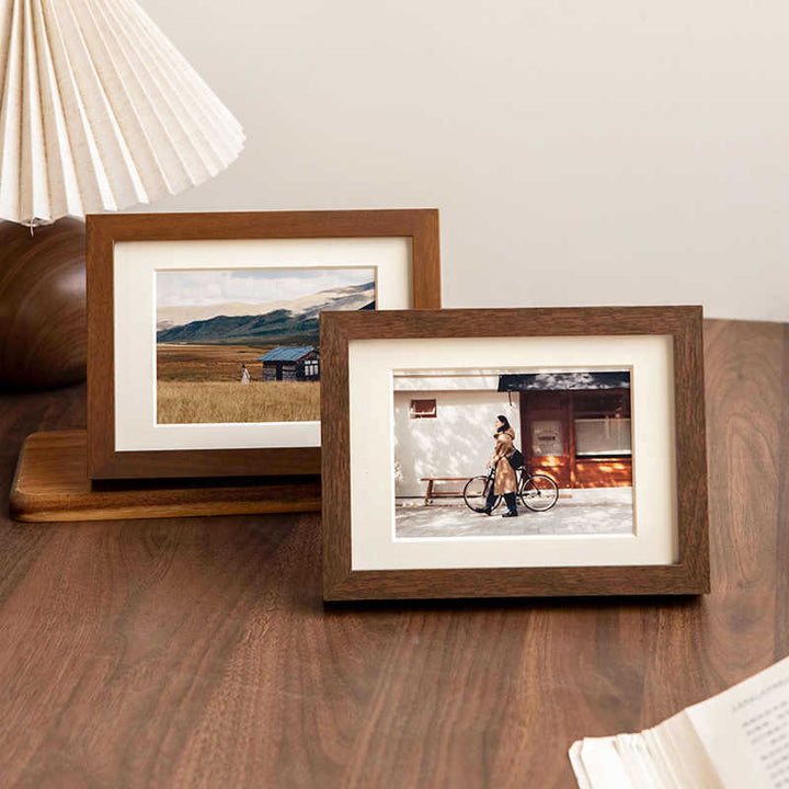 Elegant Wooden Photo Display Frame for Home