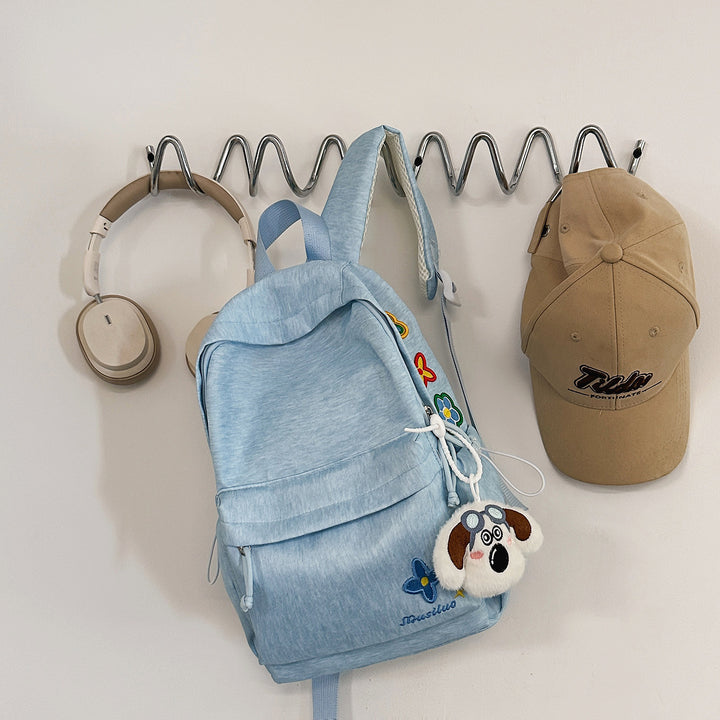 Casual Floral-Embroidered Backpack Kalsten