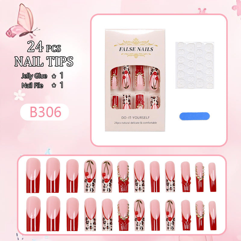 DIY Artificial Nails with Romantic Flower Designs Kalsten