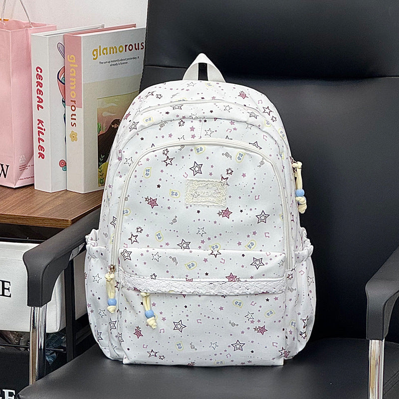 Cartoon-Themed Multi-Pocket Backpack Kalsten