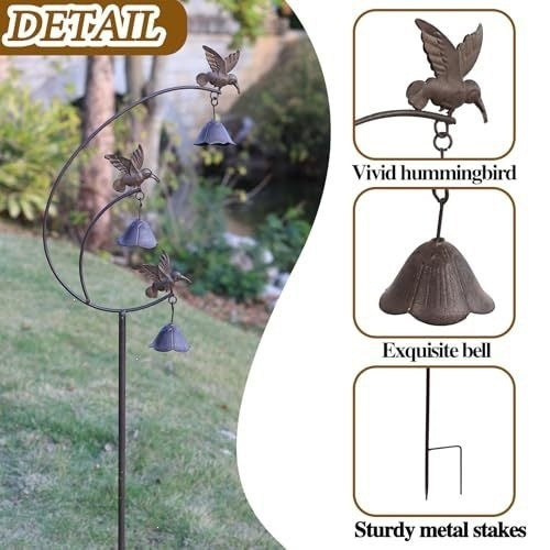 Decorative Hummingbird Wind Chime Kalsten