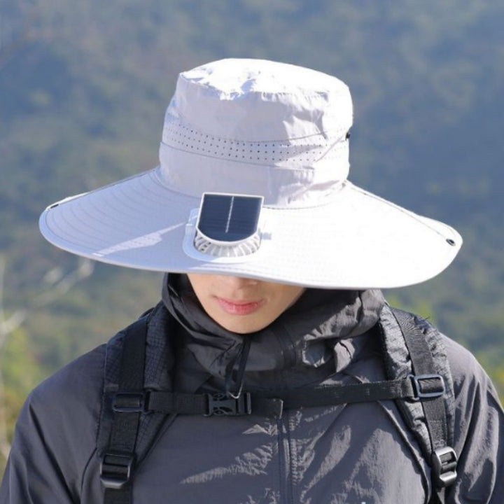 tactical fishing hat with wide brim, mesh ventilation and adjustable chin strap Kalsten