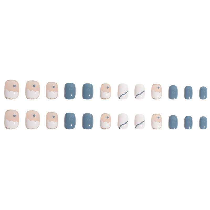 Artistic Geometric Nail Art Extensions Kalsten