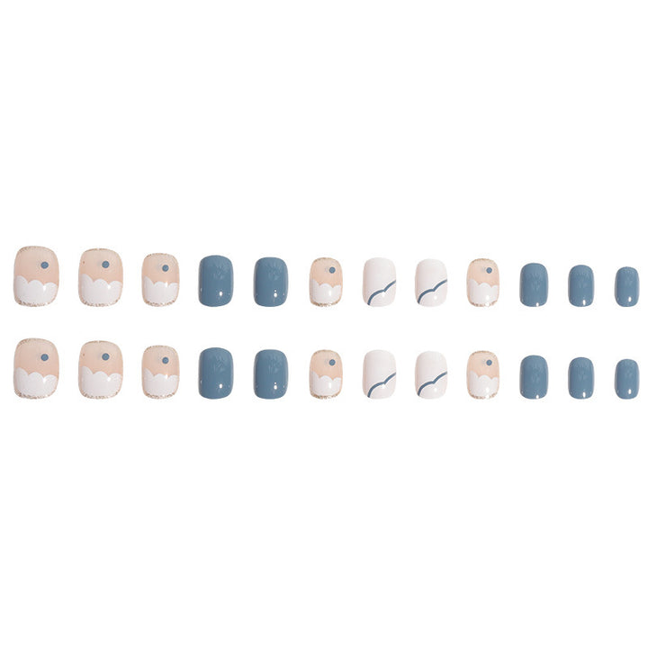 Artistic Geometric Nail Art Extensions Kalsten